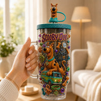 Mystery Crew Cartoon Luxe 40oz Tumbler