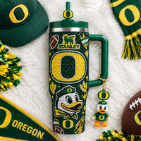 Eugene Duck Football Starry 40oz Tumbler