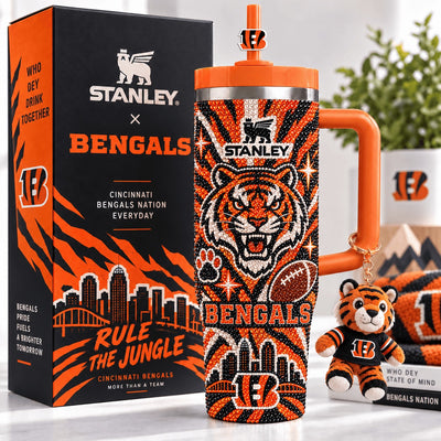 Cincinnati Football Luxe 40oz Tumbler