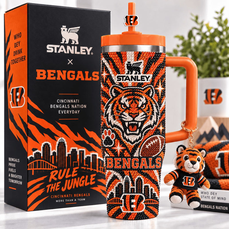 Cincinnati Football Luxe 40oz Tumbler