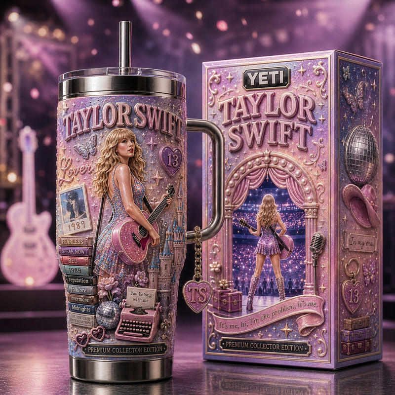 Pop Eras Sparkle Jewel 40oz Tumbler