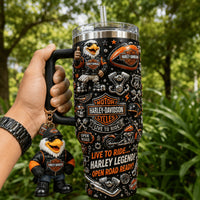 Open Road Motorcycle Starry 40oz Tumbler