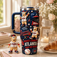 Atlanta Baseball Aurora 40oz Tumbler