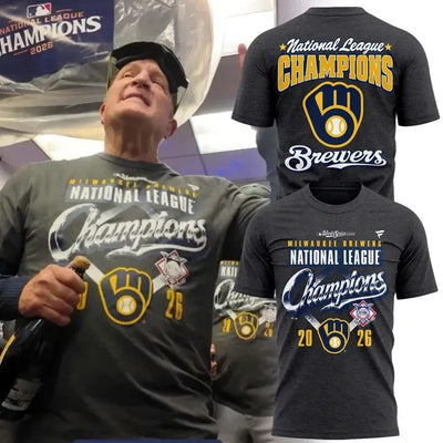 Milwaukee Script Dark Grey Baseball T-Shirt