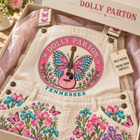 Tennessee Butterfly Guitar Shortalls