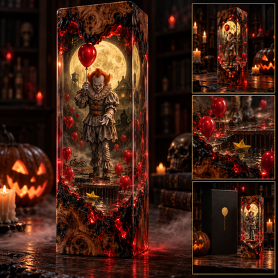 Sewer Clown Resin Lamp