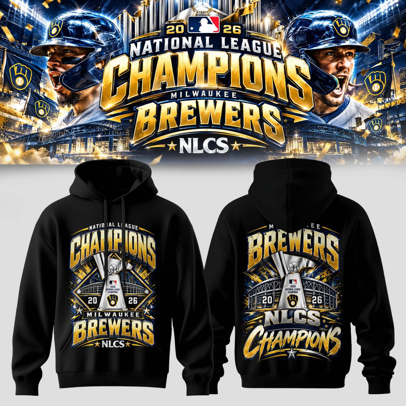 Milwaukee Trophy Black Baseball Hoodie