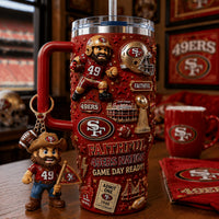 San Francisco Football Dazzle 40oz Tumbler