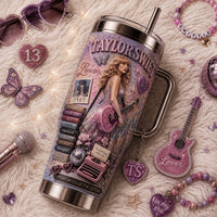 Pop Eras Sparkle Jewel 40oz Tumbler