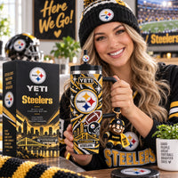 Pittsburgh Football Jewel 40oz Tumbler