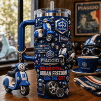 Italian City Scooter Aurora 40oz Tumbler