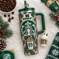 Green Coffee House Dazzle 40oz Tumbler