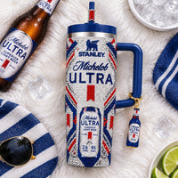Light Beer Label Aurora 40oz Tumbler
