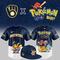 Milwaukee Monster Night Navy White Baseball Jersey