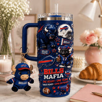 Buffalo Football Luxe 40oz Tumbler