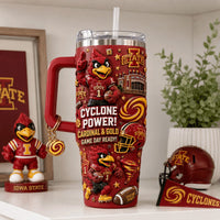 Iowa State Cyclone Dazzle 40oz Tumbler