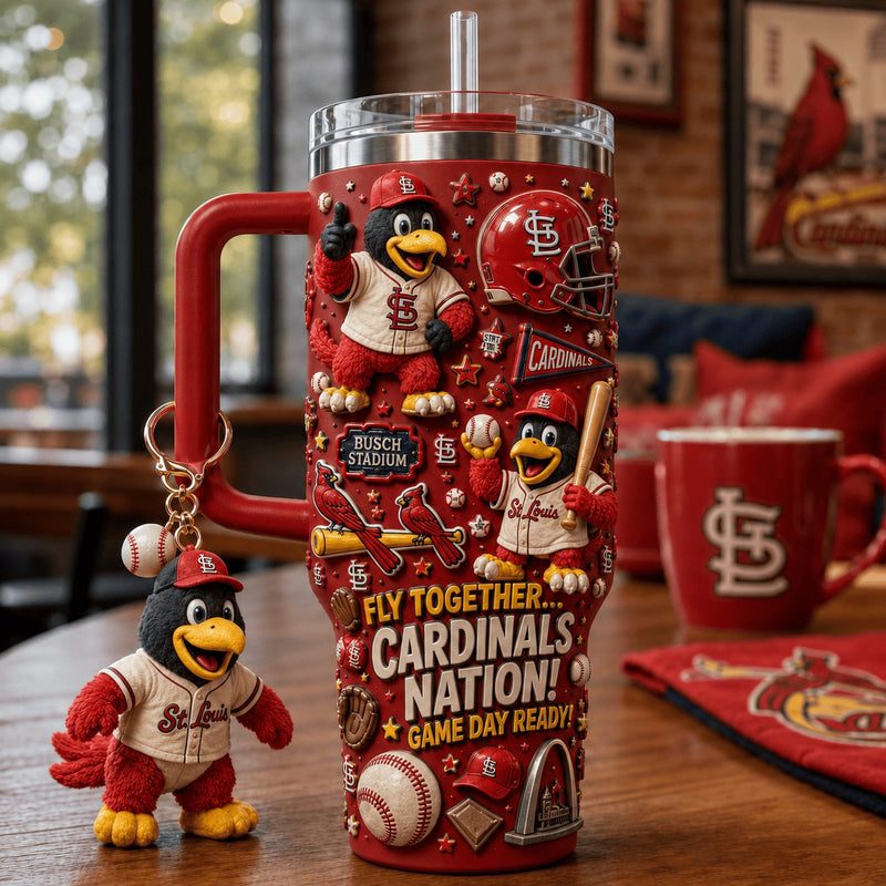 St Louis Baseball Jewel 40oz Tumbler