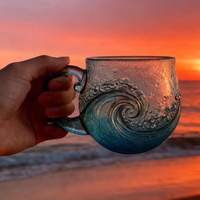 Ocean Wave Glass Mug