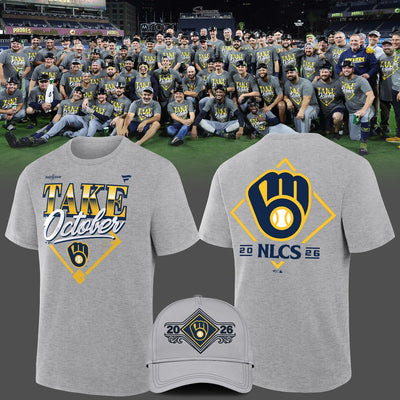 Milwaukee Take Diamond Grey Baseball T-Shirt