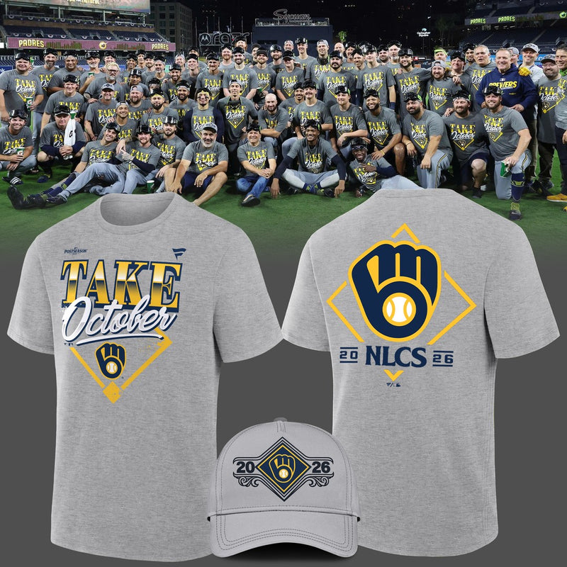 Milwaukee Take Diamond Grey Baseball T-Shirt