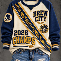 Milwaukee Sash Banner Baseball Sweatshirt