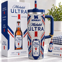 Light Beer Label Aurora 40oz Tumbler