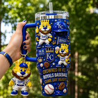 Kansas City Baseball Gilded 40oz Tumbler