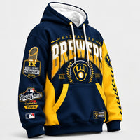 Milwaukee Gold Trim Baseball Hoodie