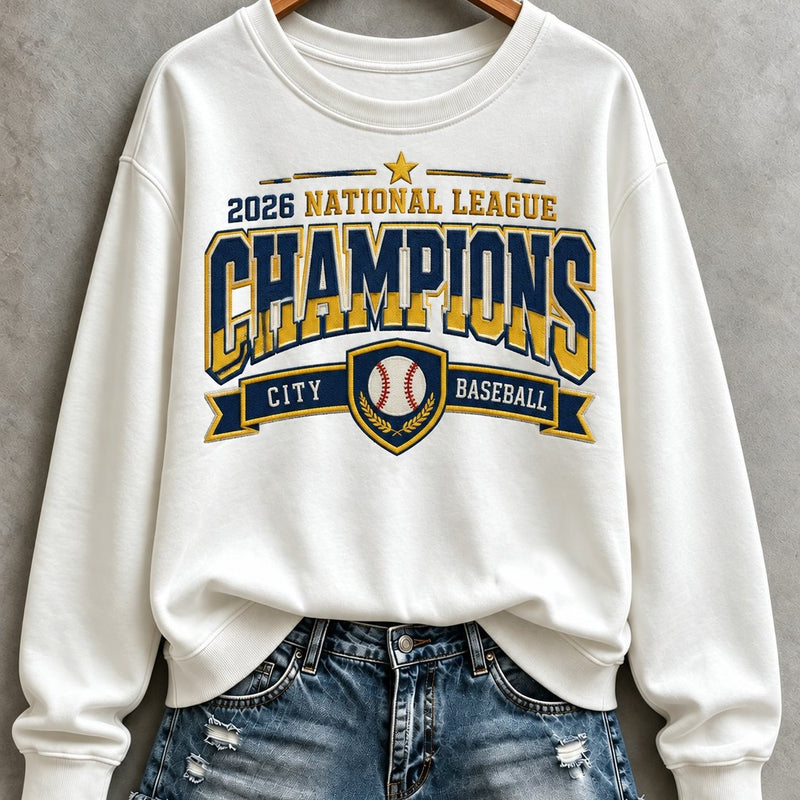 Milwaukee City Pride Crest Baseball Sweatshirt