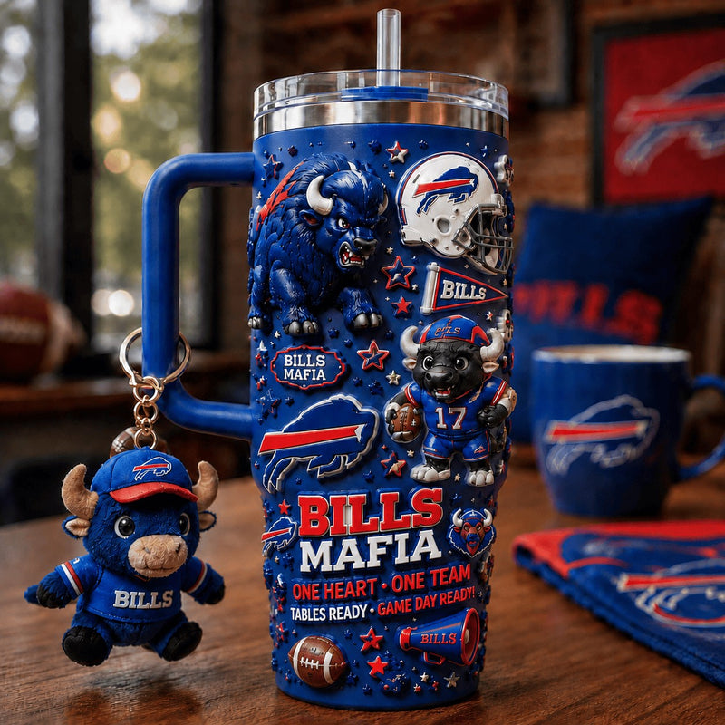 Buffalo Football Luxe 40oz Tumbler