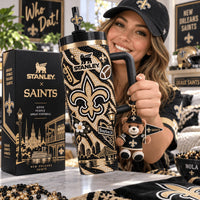New Orleans Football Starry 40oz Tumbler