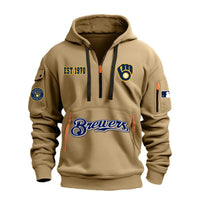 Milwaukee Retro Script White Baseball Hoodie