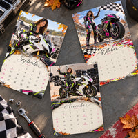Superbike Pin Up Queens 2027 Wall Calendar