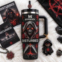 Dark Metal Hooded Bling 40oz Tumbler