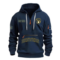 Milwaukee Grey Baseball Hoodie