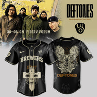 Milwaukee Alt Rock Night Owl Black Baseball Jersey