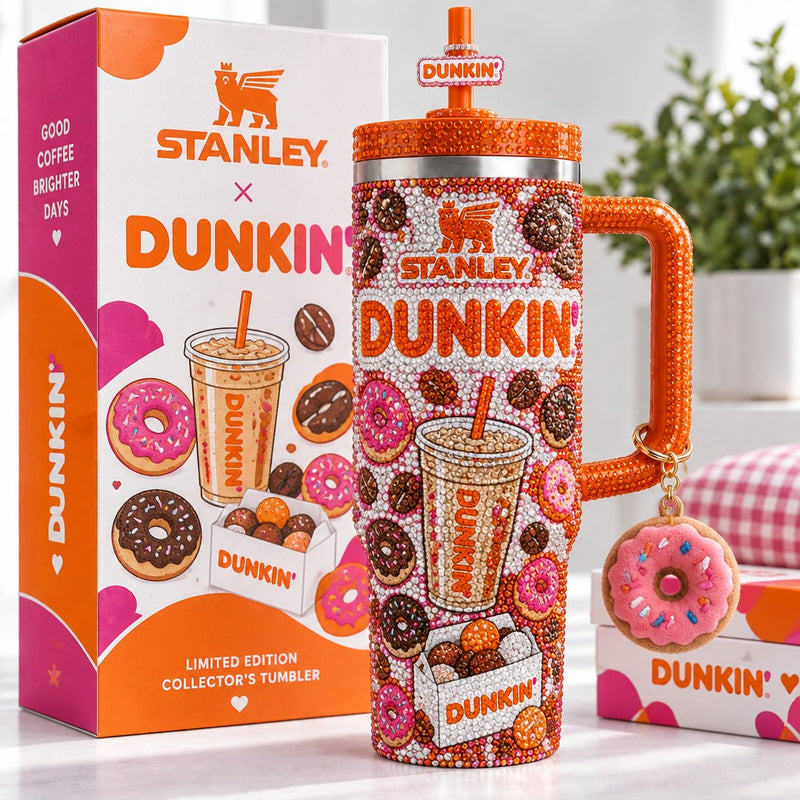 Coffee and Donuts Jewel 40oz Tumbler