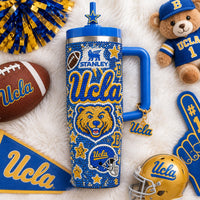 UCLA Bruin Football Gilded 40oz Tumbler