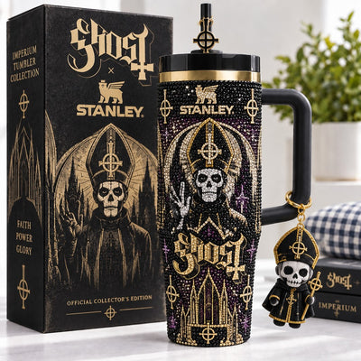 Dark Gothic Ritual Glam 40oz Tumbler