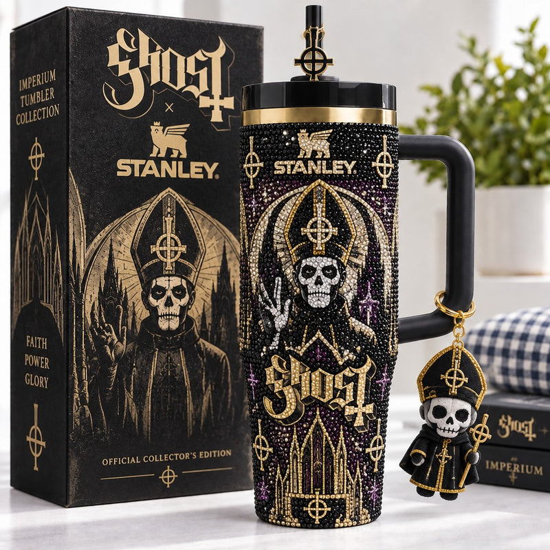 Dark Gothic Ritual Glam 40oz Tumbler