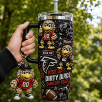 Atlanta Falcon Football Dazzle 40oz Tumbler