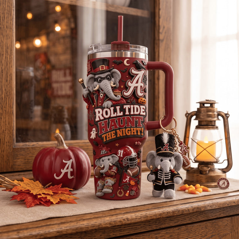 Tuscaloosa Crimson Luxe 40oz Tumbler