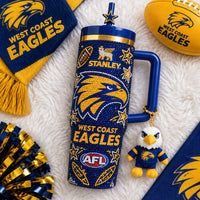 West Coast Eagle Footy Aurora 40oz Tumbler