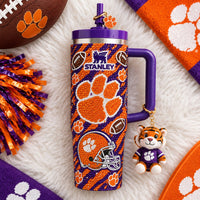 Clemson Tiger Football Aurora 40oz Tumbler