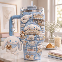 Fluffy Cloud Puppy Glam 40oz Tumbler