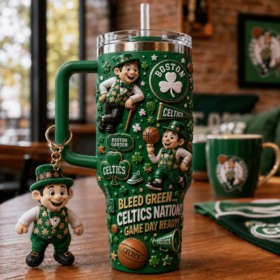 Boston Basketball Starry 40oz Tumbler