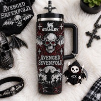 Dark Metal Rock Luxe 40oz Tumbler