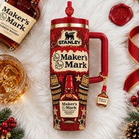 Red Wax Bourbon Bling 40oz Tumbler