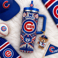 Chicago Baseball Starry 40oz Tumbler