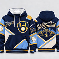 Milwaukee Columbia Skyline Baseball Hoodie